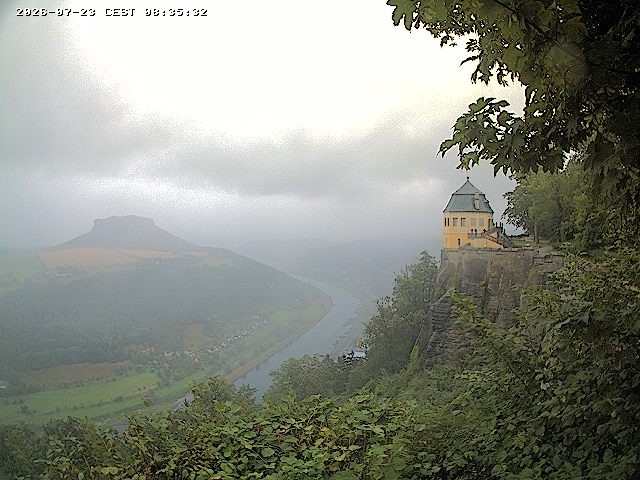 Archiv Foto Webcam Festung Königstein - Friedrichsburg