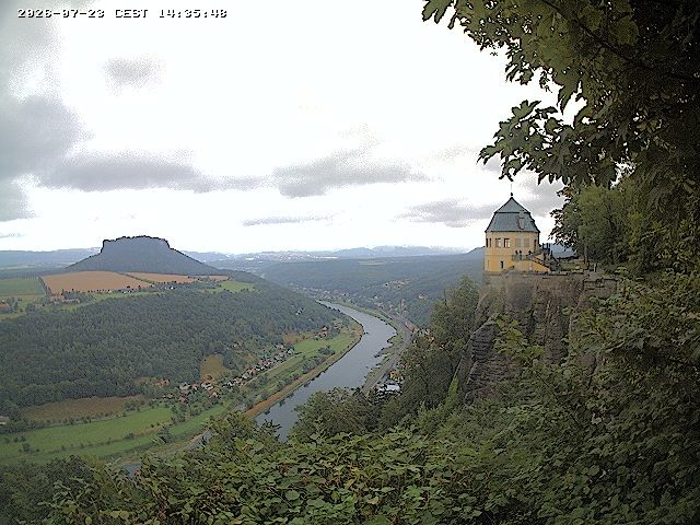 Archiv Foto Webcam Festung Königstein - Friedrichsburg