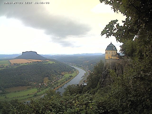 Archiv Foto Webcam Festung Königstein - Friedrichsburg