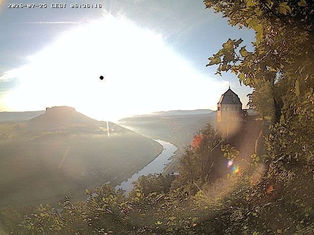 Archiv Foto Webcam Festung Königstein - Friedrichsburg