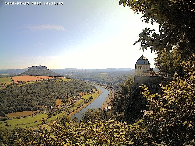 Archiv Foto Webcam Festung Königstein - Friedrichsburg