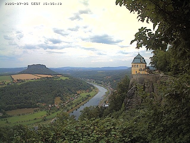 Archiv Foto Webcam Festung Königstein - Friedrichsburg