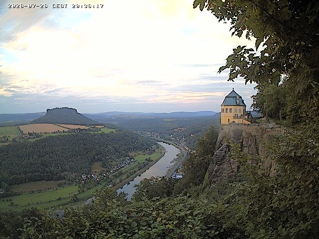 Archiv Foto Webcam Festung Königstein - Friedrichsburg