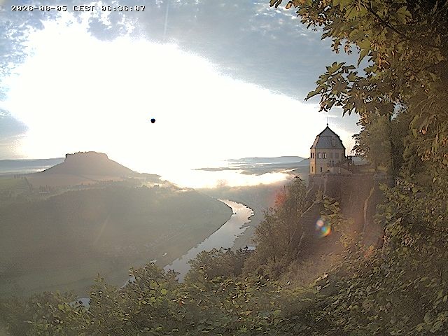 Archiv Foto Webcam Festung Königstein - Friedrichsburg