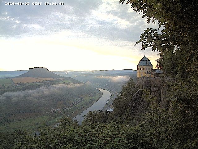 Archiv Foto Webcam Festung Königstein - Friedrichsburg