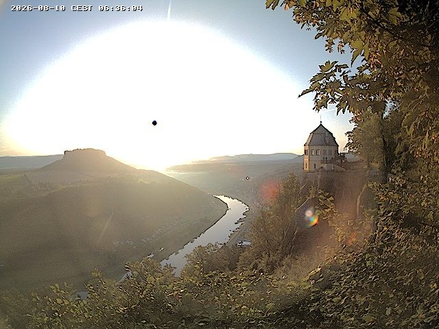 Archiv Foto Webcam Festung Königstein - Friedrichsburg