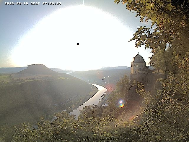 Archiv Foto Webcam Festung Königstein - Friedrichsburg
