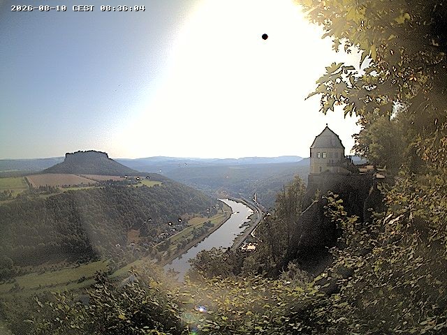 Archiv Foto Webcam Festung Königstein - Friedrichsburg