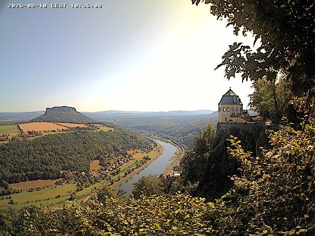 Archiv Foto Webcam Festung Königstein - Friedrichsburg