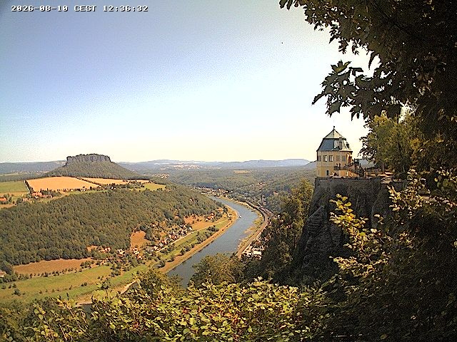 Archiv Foto Webcam Festung Königstein - Friedrichsburg