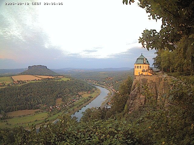 Archiv Foto Webcam Festung Königstein - Friedrichsburg