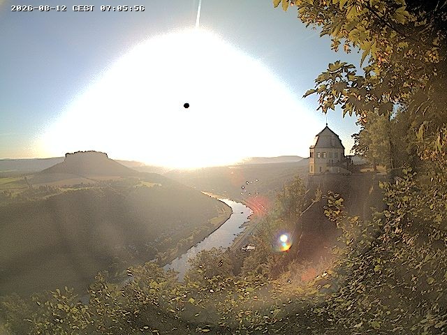 Archiv Foto Webcam Festung Königstein - Friedrichsburg