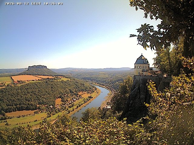 Archiv Foto Webcam Festung Königstein - Friedrichsburg