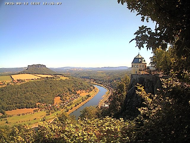 Archiv Foto Webcam Festung Königstein - Friedrichsburg