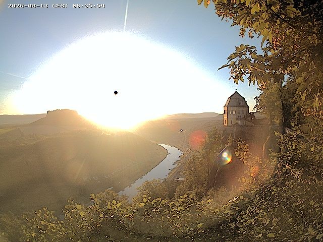 Archiv Foto Webcam Festung Königstein - Friedrichsburg