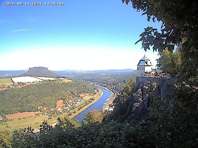 Archived image Webcam Fortress Koenigstein