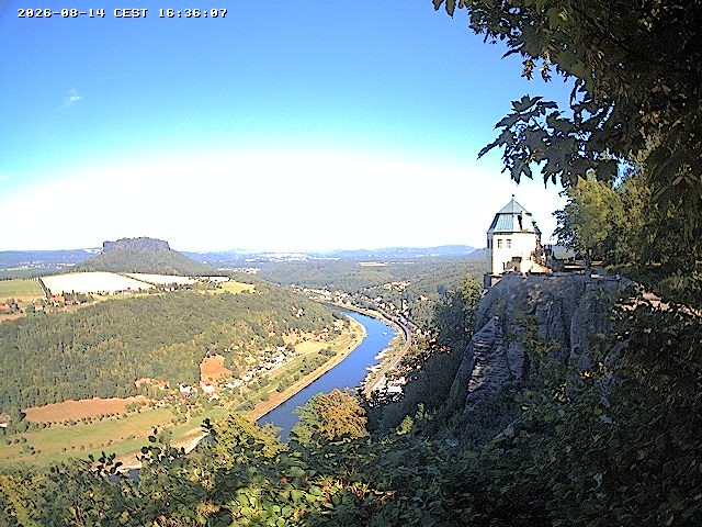 Archived image Webcam Fortress Koenigstein