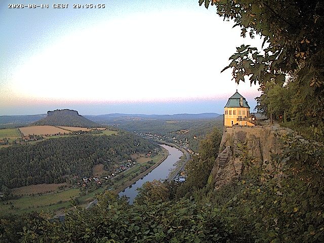 Archiv Foto Webcam Festung Königstein - Friedrichsburg