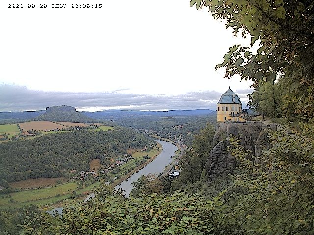 Archiv Foto Webcam Festung Königstein - Friedrichsburg