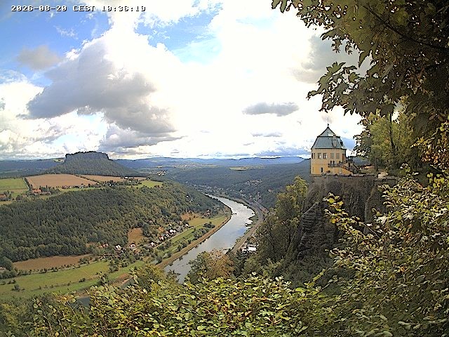 Archiv Foto Webcam Festung Königstein - Friedrichsburg