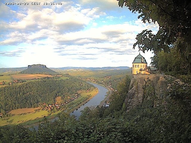 Archiv Foto Webcam Festung Königstein - Friedrichsburg