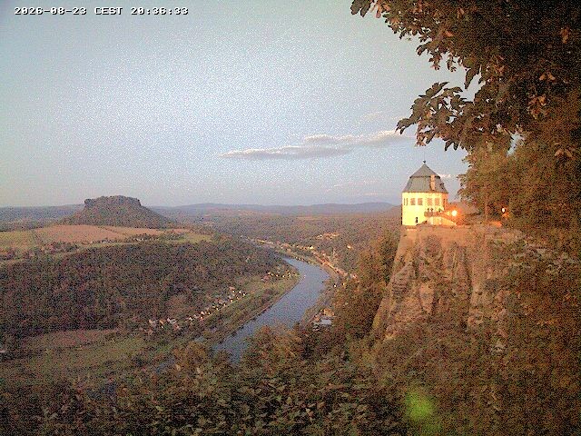 Archiv Foto Webcam Festung Königstein - Friedrichsburg