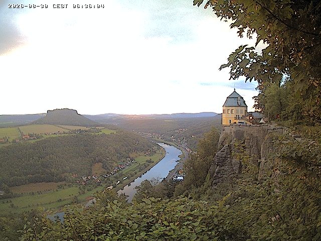 Archiv Foto Webcam Festung Königstein - Friedrichsburg