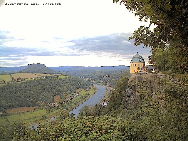 Archiv Foto Webcam Festung Königstein - Friedrichsburg