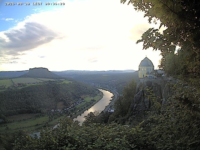 Archiv Foto Webcam Festung Königstein - Friedrichsburg