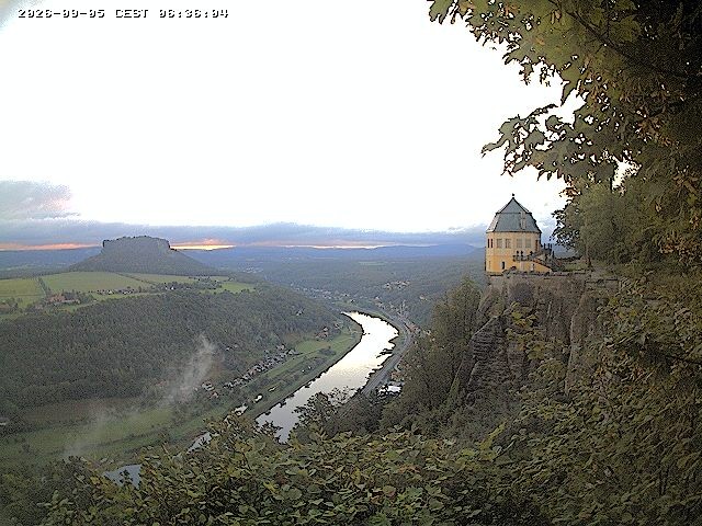 Archiv Foto Webcam Festung Königstein - Friedrichsburg