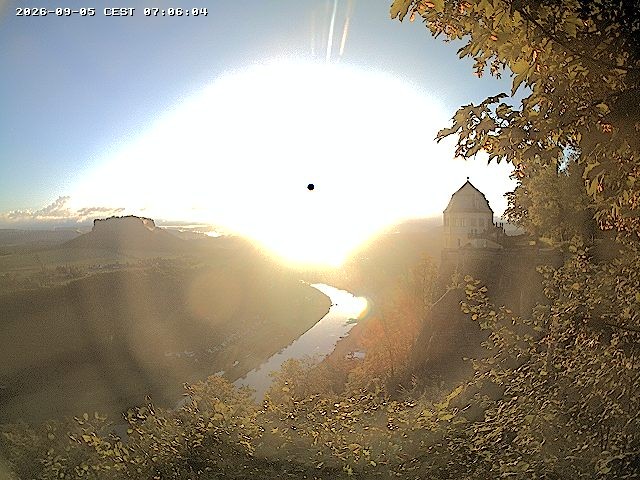 Archiv Foto Webcam Festung Königstein - Friedrichsburg