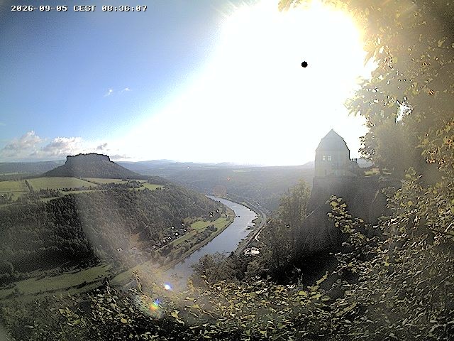 Archiv Foto Webcam Festung Königstein - Friedrichsburg