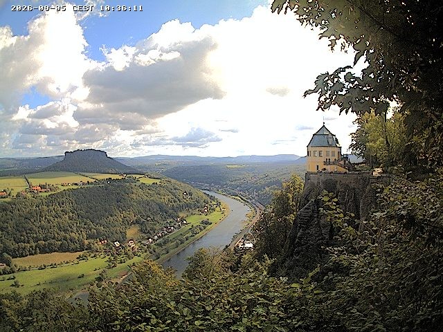 Archiv Foto Webcam Festung Königstein - Friedrichsburg