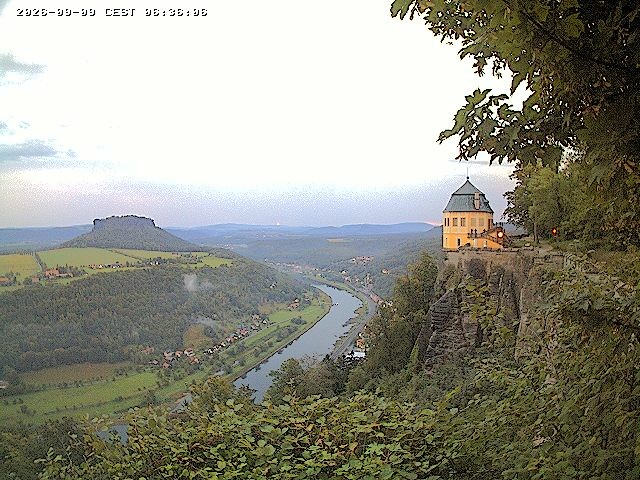 Archiv Foto Webcam Festung Königstein - Friedrichsburg