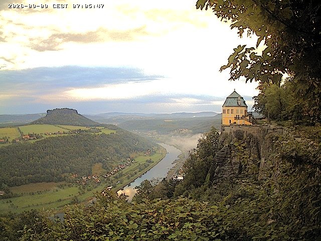 Archiv Foto Webcam Festung Königstein - Friedrichsburg