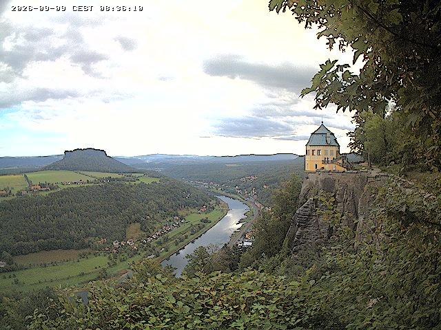 Archiv Foto Webcam Festung Königstein - Friedrichsburg