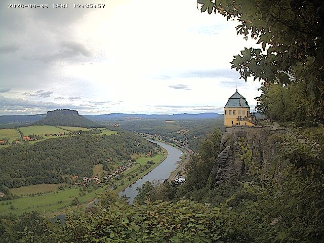 Archiv Foto Webcam Festung Königstein - Friedrichsburg