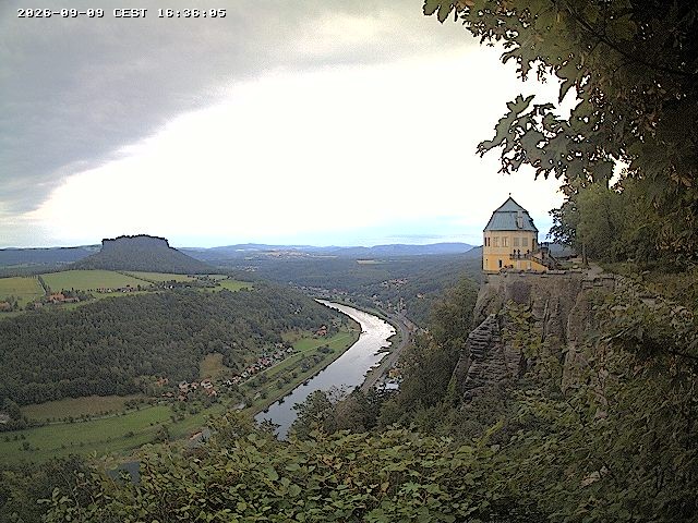 Archiv Foto Webcam Festung Königstein - Friedrichsburg
