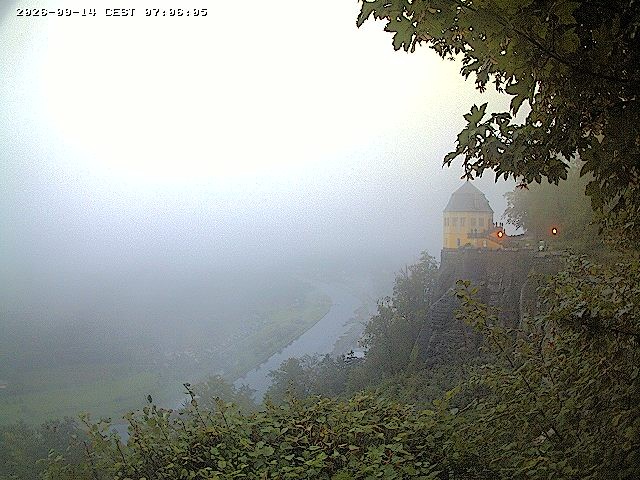 Archiv Foto Webcam Festung Königstein - Friedrichsburg