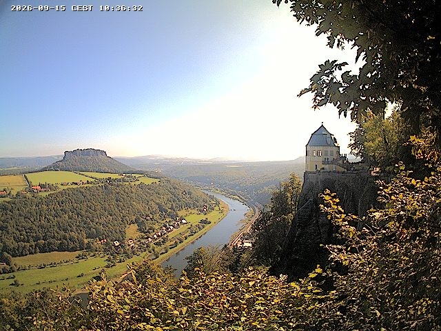 Archiv Foto Webcam Festung Königstein - Friedrichsburg
