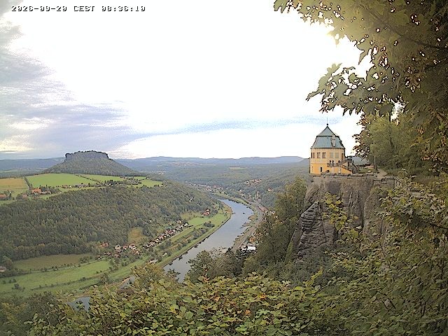Archiv Foto Webcam Festung Königstein - Friedrichsburg