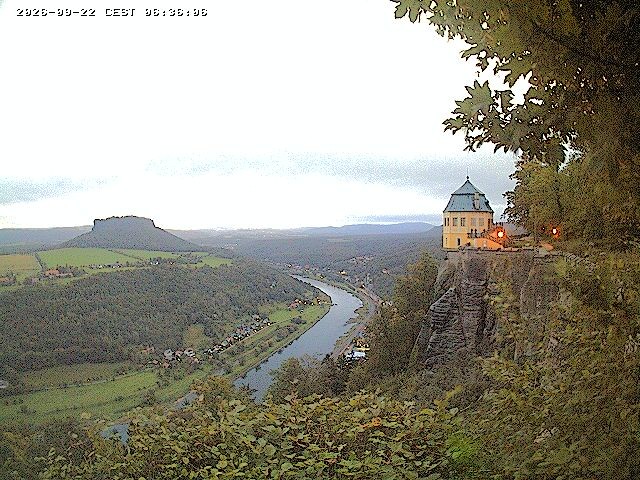 Archiv Foto Webcam Festung Königstein - Friedrichsburg