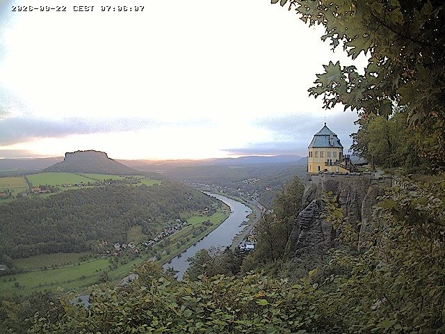Archiv Foto Webcam Festung Königstein - Friedrichsburg
