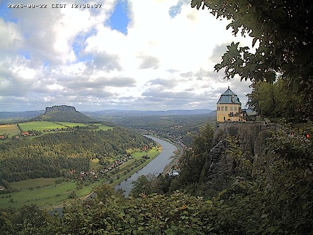 Archiv Foto Webcam Festung Königstein - Friedrichsburg
