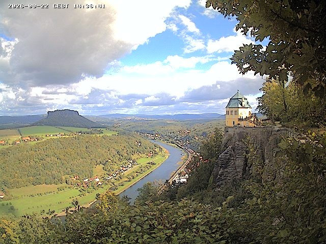 Archiv Foto Webcam Festung Königstein - Friedrichsburg