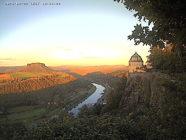 Archiv Foto Webcam Festung Königstein - Friedrichsburg