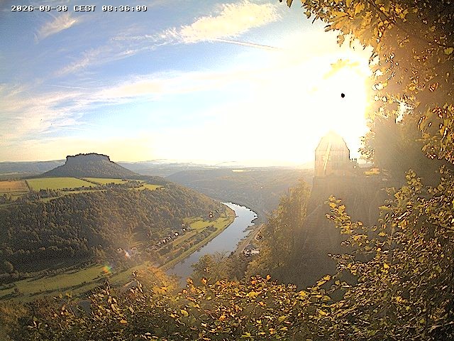 Archiv Foto Webcam Festung Königstein - Friedrichsburg