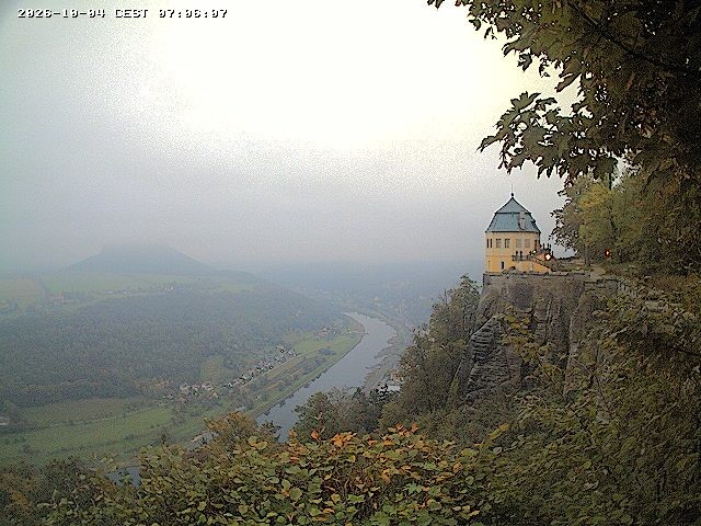 Archiv Foto Webcam Festung Königstein - Friedrichsburg