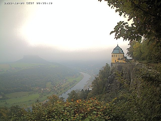 Archiv Foto Webcam Festung Königstein - Friedrichsburg