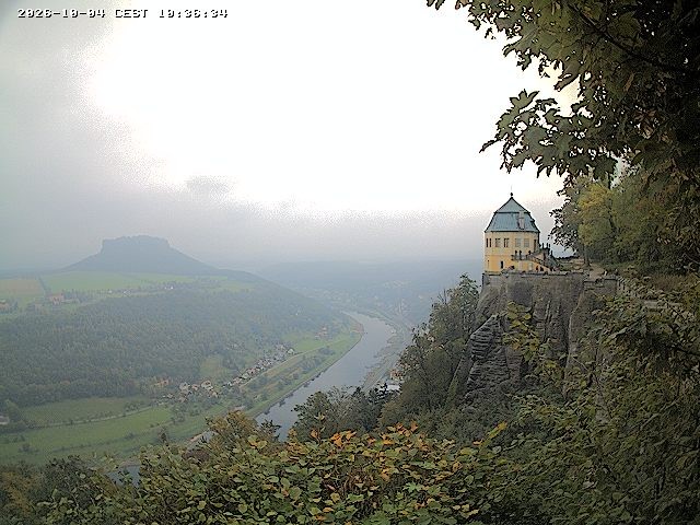 Archiv Foto Webcam Festung Königstein - Friedrichsburg